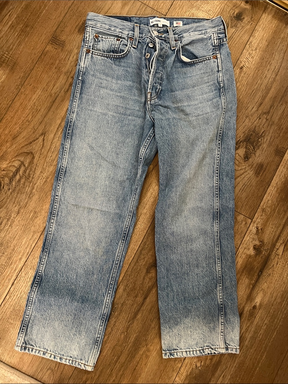 The RE/DONE x REVOLVE Low Slung Crop Jeans 26